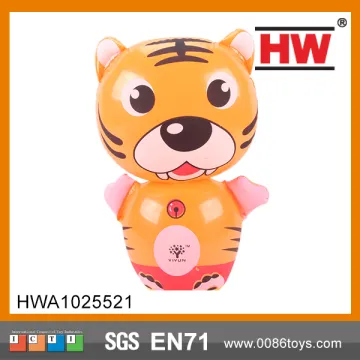 Cartoon Animal Assorted Styles Inflatable Tiger