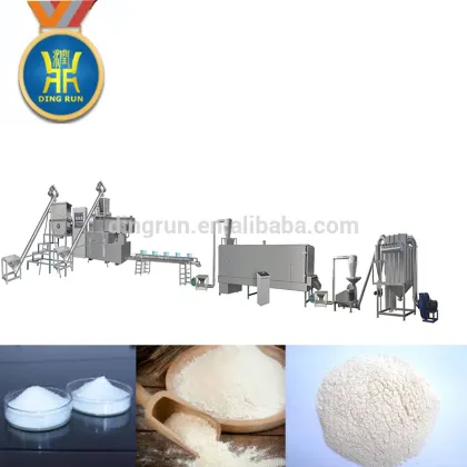 Pregelatinized cassava starch extruder production line