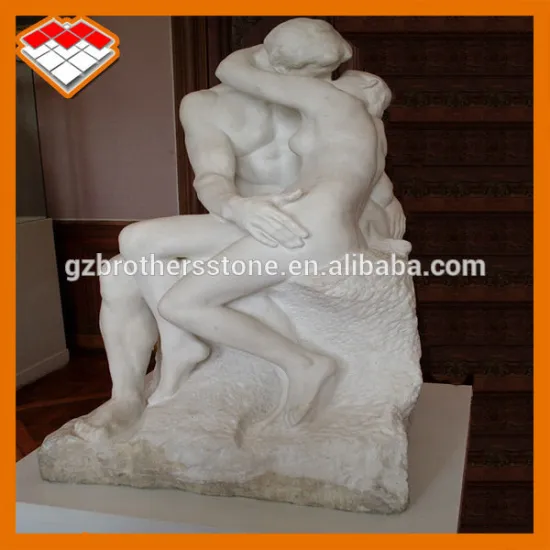 white marble stone statue man woman statue