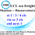 Envoi professionnel par expédition de Shantou à Buenaventura