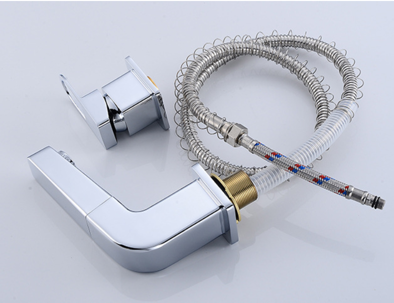 목욕탕 새로운 디자인 당기는 기능을 가진 가동 가능한 금관 악기 세면기 &amp; 욕조 꼭지