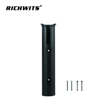 White fishing plastic rod holder boat accessories fishing rod holder with rail mount