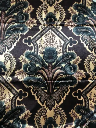 Wap Knitted Printed Polyester Velvet Sofa Fabric