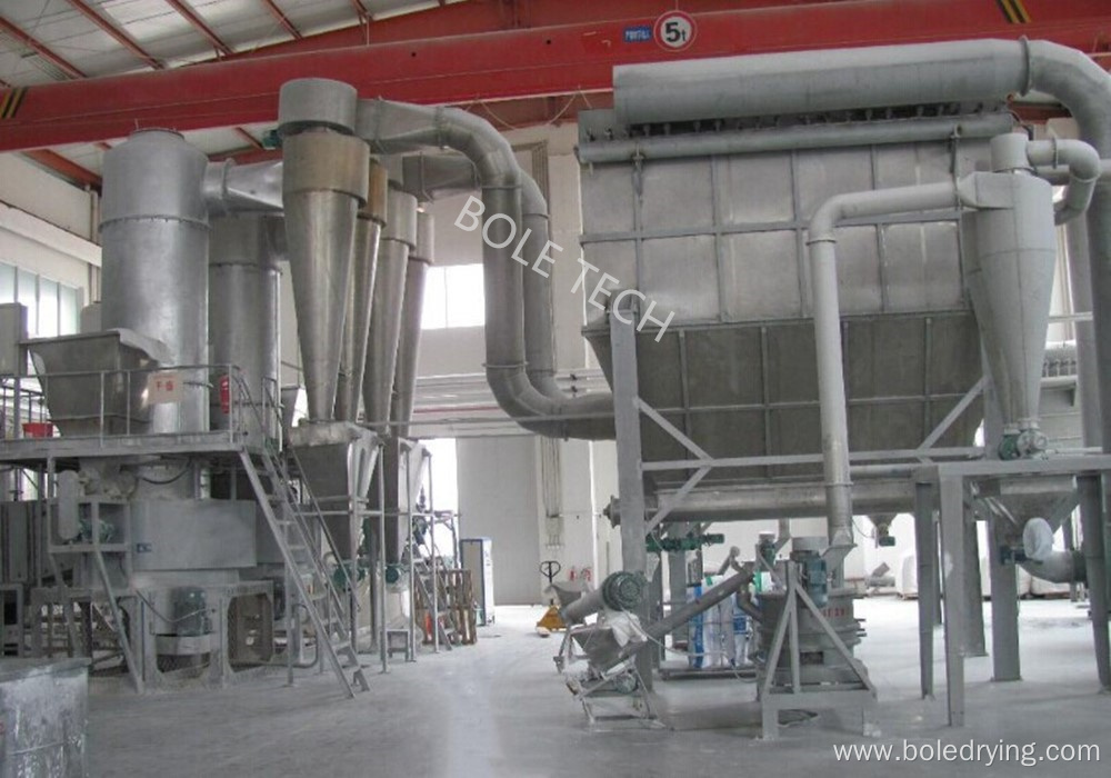 Starch spin flash dryer for food industry