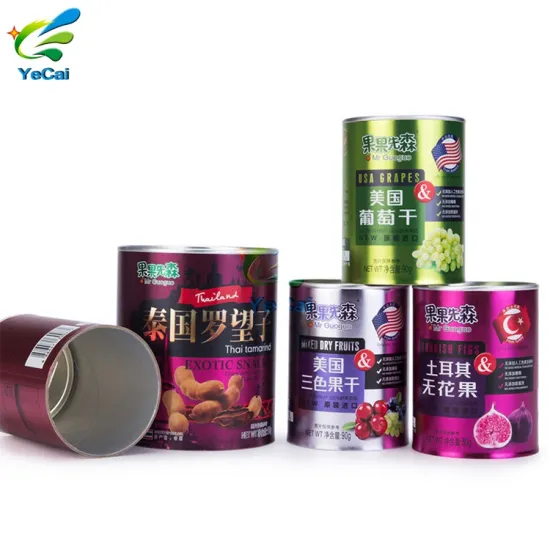 Various sizes and colors personalized handmade waterproof tea paper tube for fabric rolling