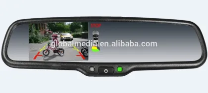 4.3inch parking sensor rearview mirror with great night vision