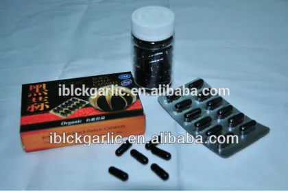 2016 Healthy Product OEM private label Black Garlic Capsule