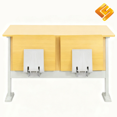 Ahşap Yazı Masası ve Metal Çerçeve Tiyatro Koltuğu