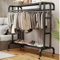 Iron Indoor Steel Garment Clothes Storage Hangers