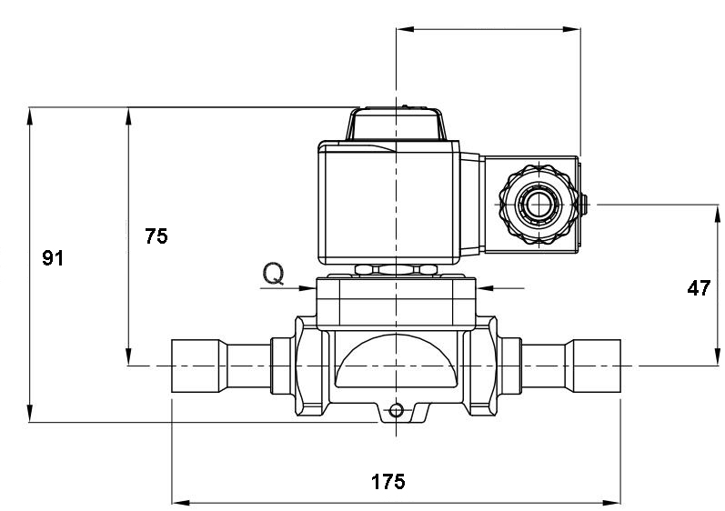 1078/5 Castel Type Solenoid Valve