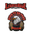 Cloth Motorcycle embroidery patches eagle embroidery badge