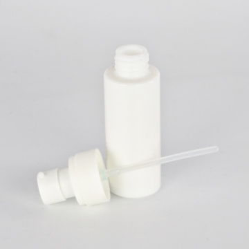 Matte Cap Opal White Empty Lotion Pump Containers