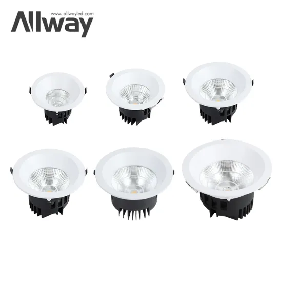 ALLWAY Round Recessed Aluminum LED Downlights: A Comprehensive Guide and Product Overview