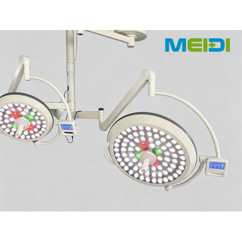 2026 New Starry Sky LED Surgical Shadowless Lamp Double Dome Touch Screen Display Greatly Reduce Shadow Hospital Operating Room