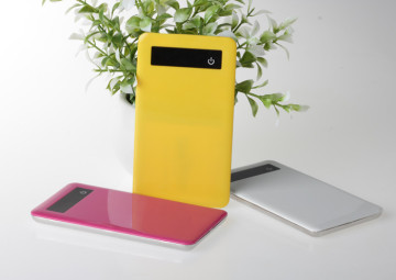 4000mah slim smart touch screen li polymer ultra slim power bank