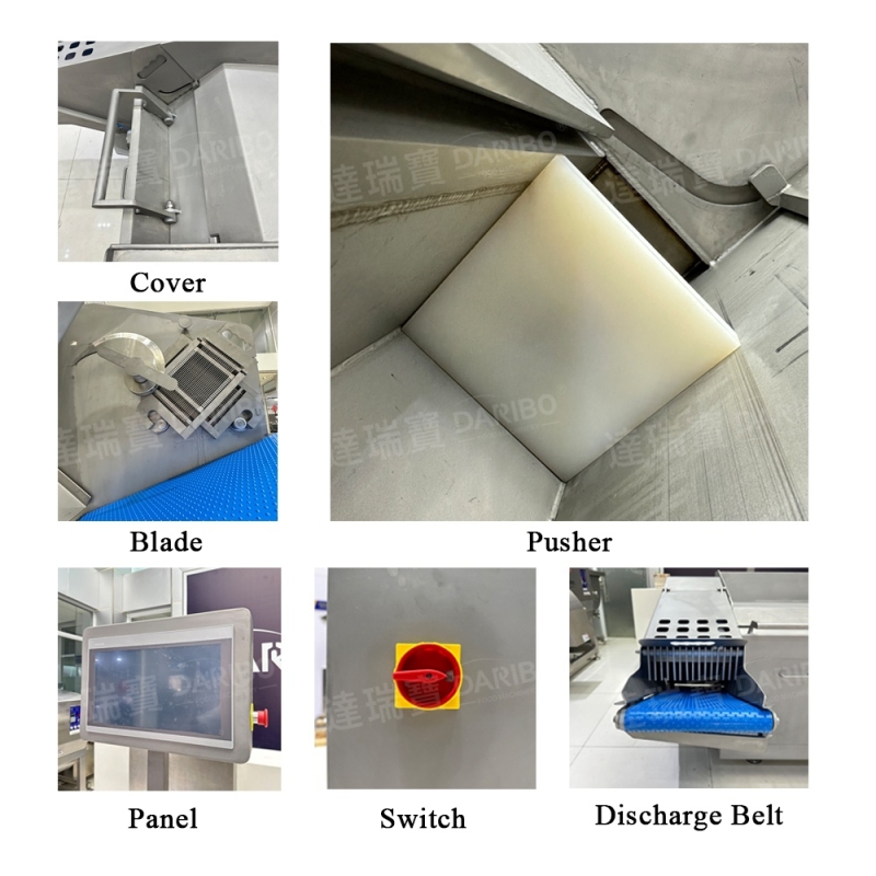 Large Capacity Chicken Bone Cube Dicer/Slicer Machine for Frozen Meat Cube Cutting