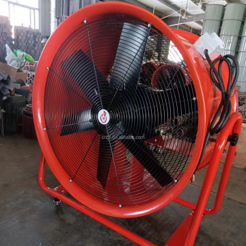 Durable 32inch 800mm Portable Ventilation Fan with Movable Wheels and 5-10 Meter Air Ducting