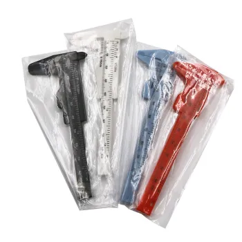 Multi Color 80mm Plastic Mini Vernier Caliper