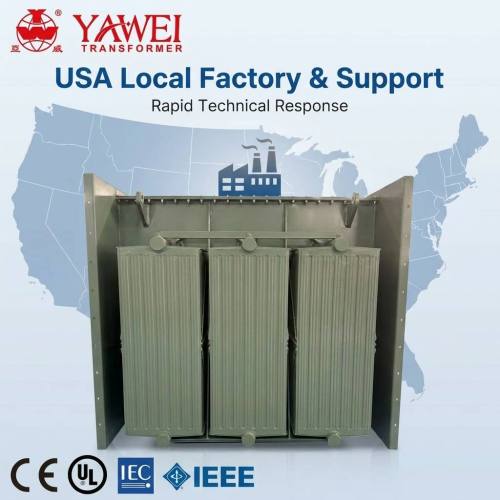 1250KVA ТРИФАЗЕН ТРАНСФОРМАТОР, МОНТИРАН НА ПОДЛОЖКА