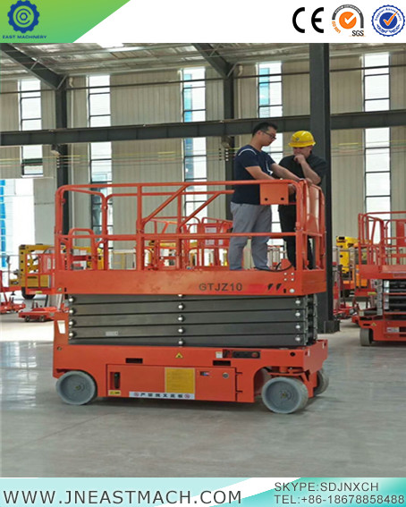 Self Propelled Scissor Lift Mobile Lift Platform Portable Work Platform