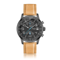 Mewah Stainless Steel Chronograph Men 50m Tahan Air Pria Perhiasan