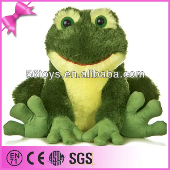 Cheap Custom Plush Frog Green Big Frog Plush Toy