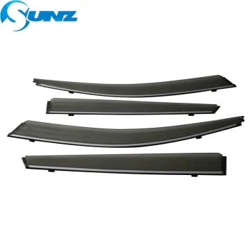 Black Window Deflector Door Visor Rain Guard for Toyota Tundra 2022-2023 Accessories