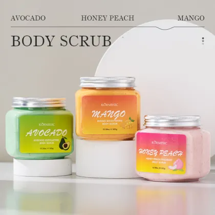 MIDUO OEM Exfoliating Moisturizing Foot Whitening Body Scrub Cream