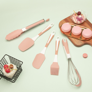 BPA Free Silicone Kitchen Utensils Set with PP Handle