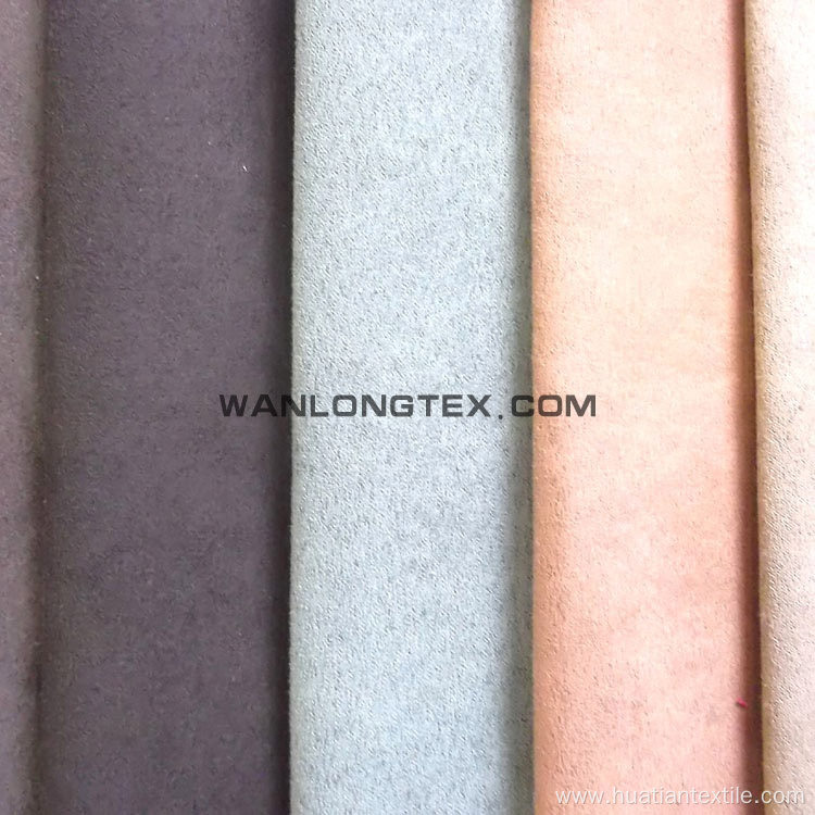double weft woven suede for home textile