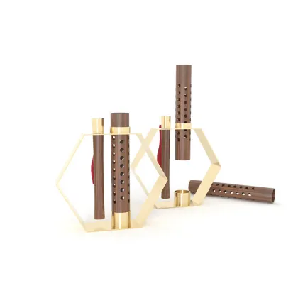 Metal OUD BURNER Line Stick Incense Burner