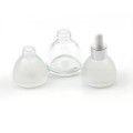 Pagoda Shape Glass Cosmetic Essential Oil Dropper Bottle