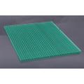 4 mm hohle Polycarbonatblech grüner Farbe