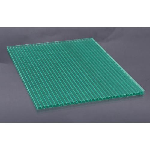 4mm hollow polycarbonate sheet green color