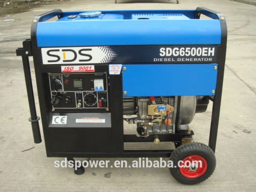 50hz air-cooled 5.5kva three phase portable Diesel Generator