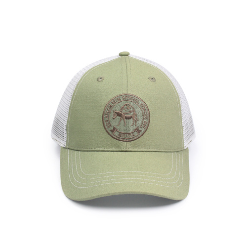 Adult Animal Embroidery 6 Panel Mesh Baseball Cap