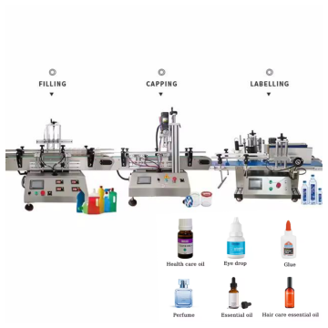 Automatic Cooking Oil Filling and Capping Machine