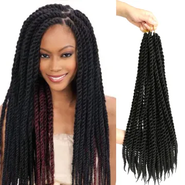 Hot sell 22 inches  12stands synthetic braiding hair afro twist braids straight crochet braid hair senegalese hair extension