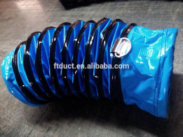 pvc heat resistant and exhaust helix flexible duct