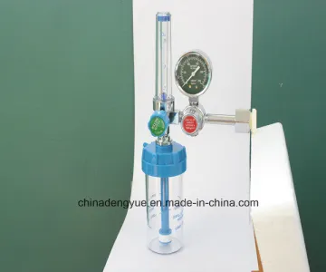 Medical Oxygen Gas Regulator with Inhaler, Oxygen Regulator Medical Equipment Hospital Equipment
