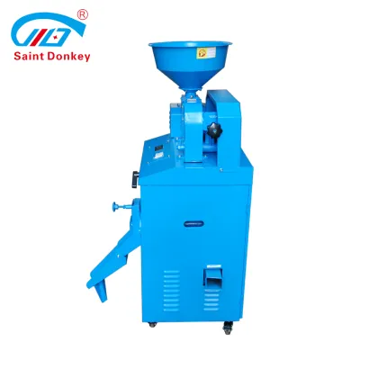200kg/h Family Rice Huller and Grinder for Brown and White Rice Processing