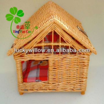 Wicker dog house , willow per carrier (factory provide)