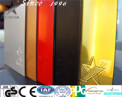 Russia aluminum alucobond goldstar composite materials aluminum composite panel