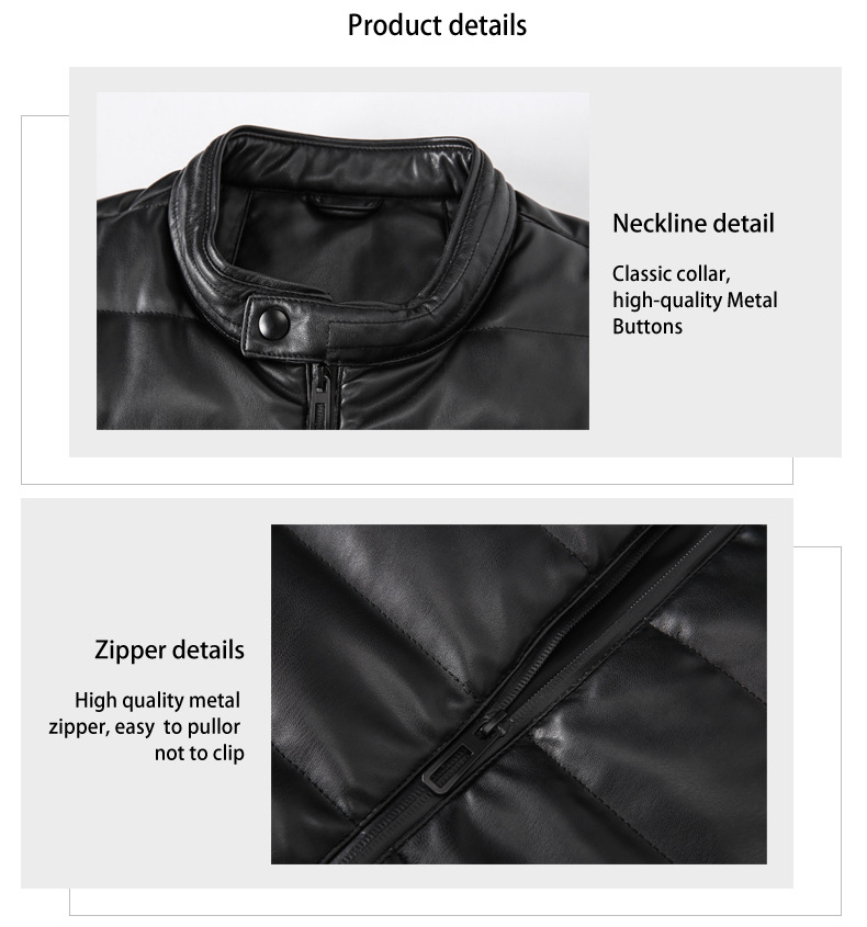 Leather Padded Jacket