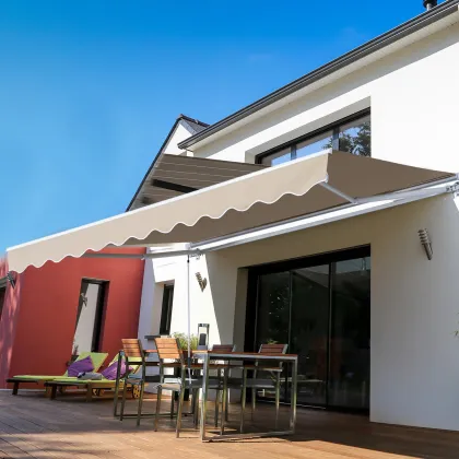 Electric Retractable Awnings: Customized Outdoor Waterproof Sunshades