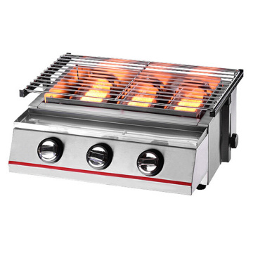 GZKITCHEN 3 Burner LPG Gas BBQ Grill