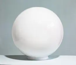 Round plastic lampshade production