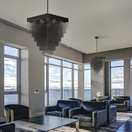 Nordic Style Chandelier for Hilton Hotel Lobby