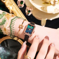 Luxury women's belt strap Buckle Analog quartz watches
