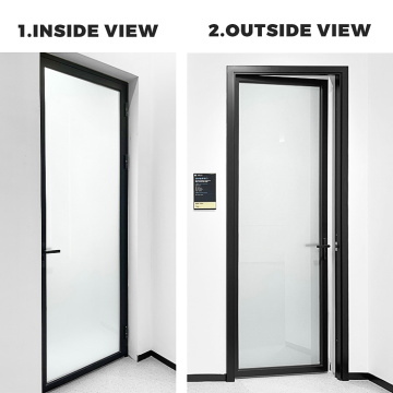 Minimalist Design Aluminum Alloy Single Panel Casement Door
